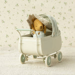 Maileg Pram, Micro - Blue