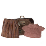 Maileg Knitted Blouse & Skirt in Suitcase, Grandma Mouse