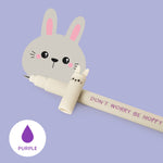 Legami Bunny Erasable Gel Pen - Don't Worry Be Hoppy