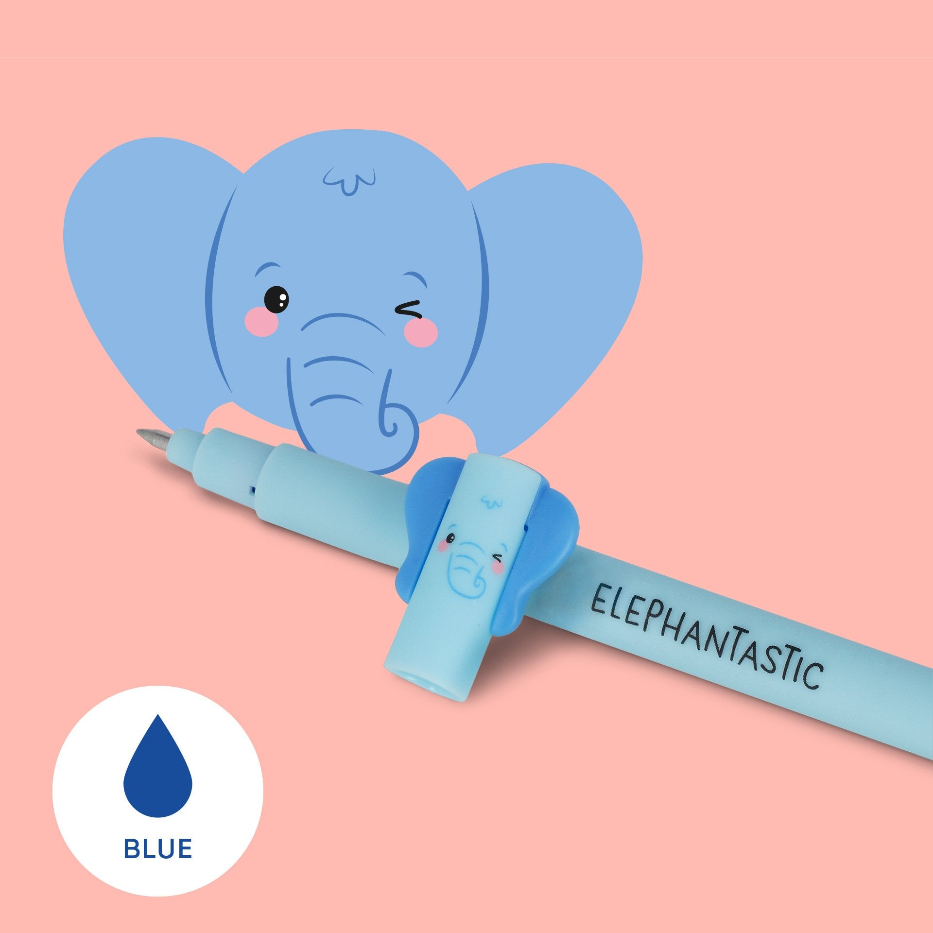 Legami Elephant Erasable Gel Pen - Elephantastic!