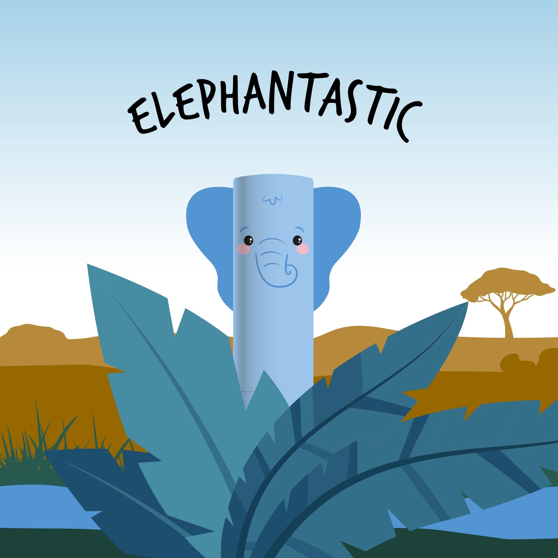 Legami Elephant Erasable Gel Pen - Elephantastic!