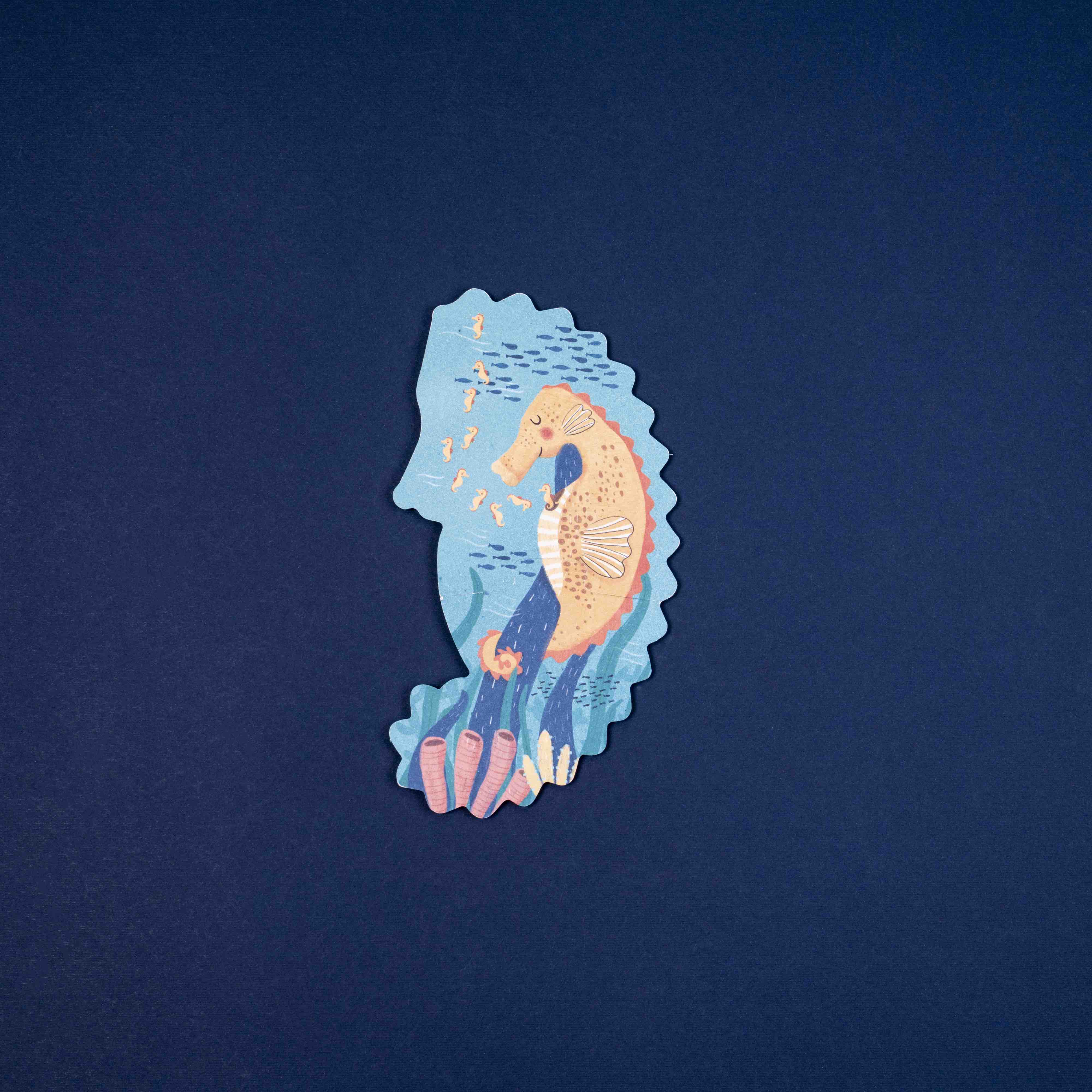 Londji Blue puzzle seahorse