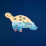 Londji Blue puzzle turtle