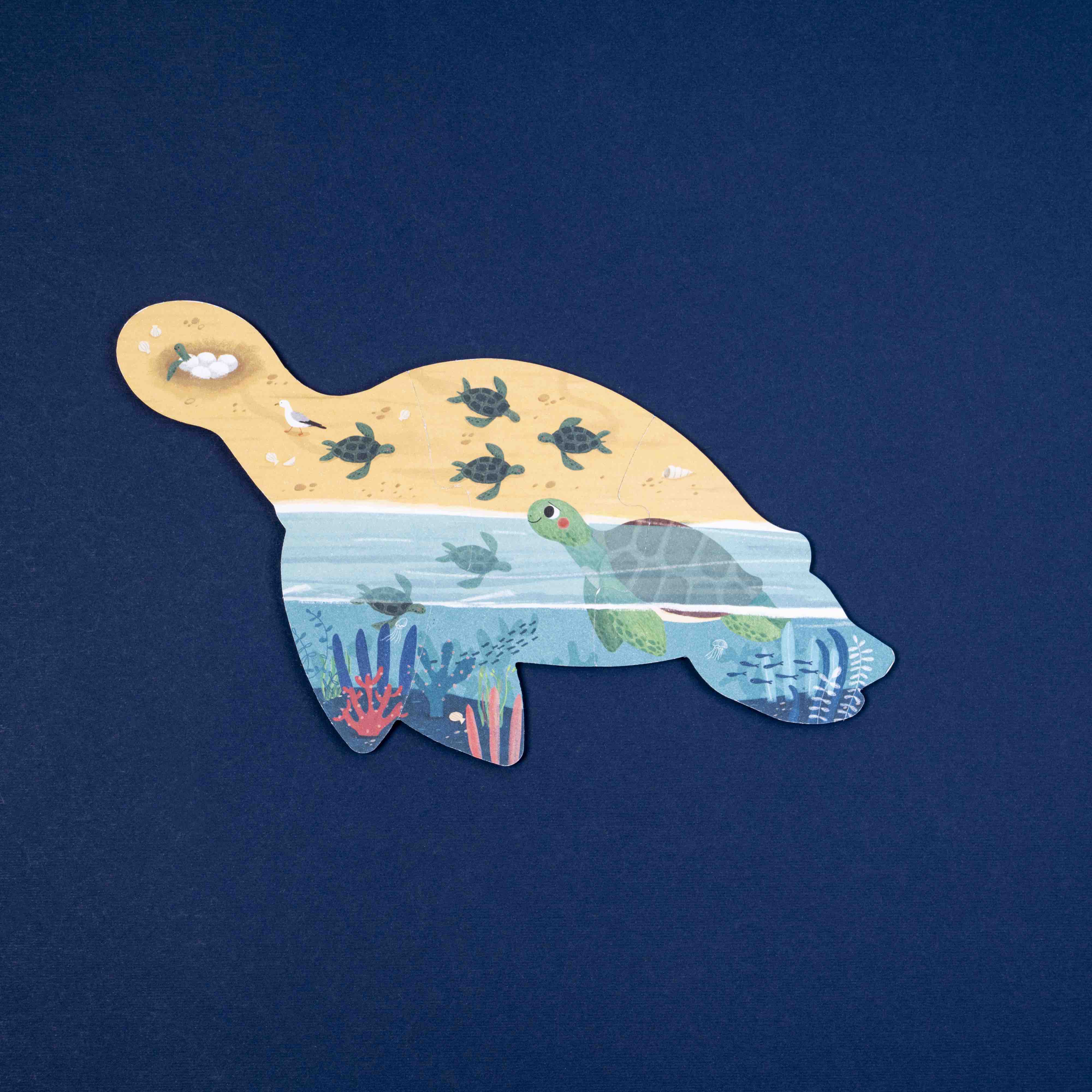 Londji Blue puzzle turtle