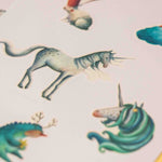 Londji unicorn tattoos on a white background