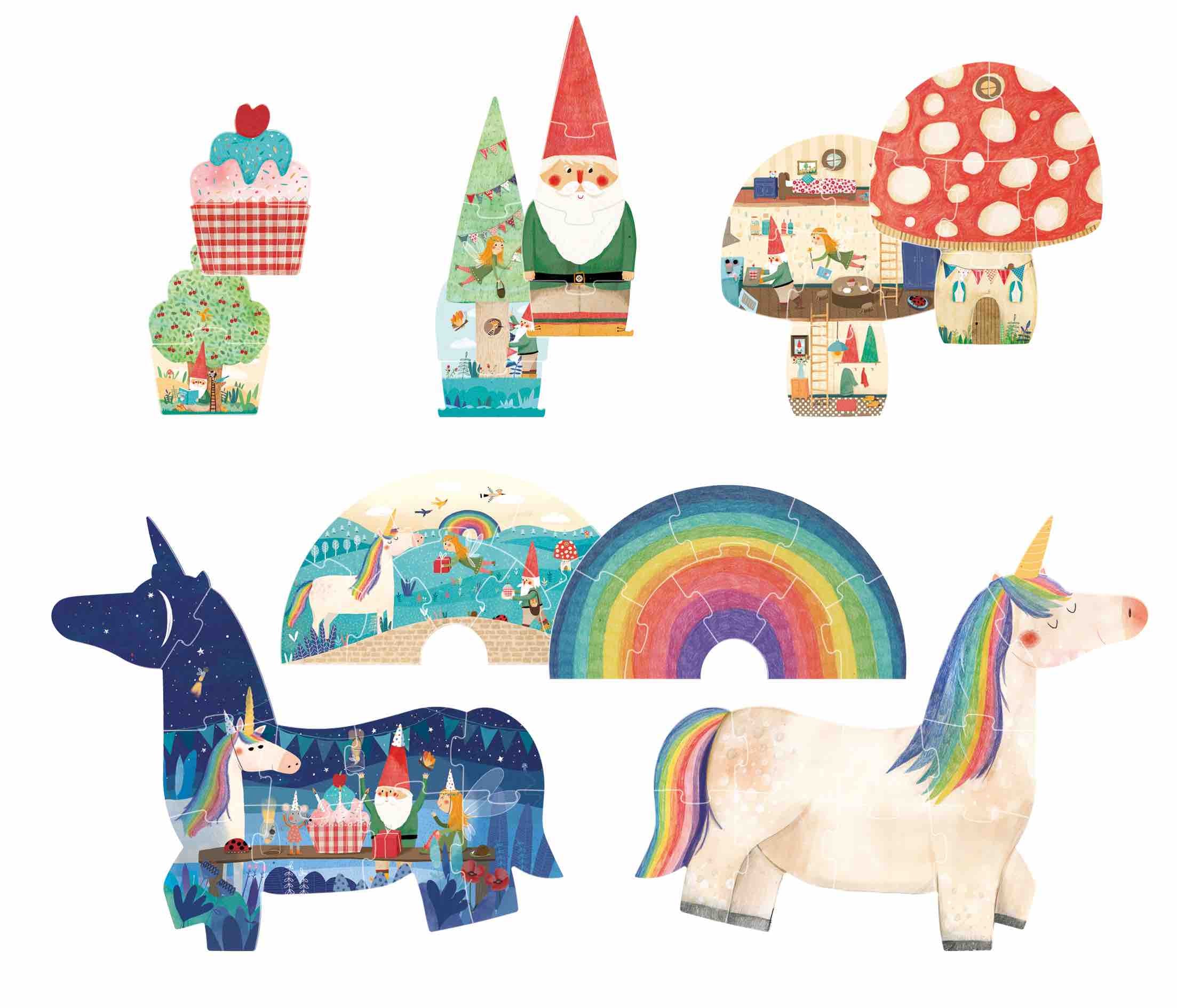 Londji Happy Birthday Unicorn puzzle