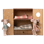 Maileg Ballet Mice in Dance Studio Little Sister and Brother open