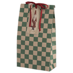 Maileg Gift Bag Medium Green Checker