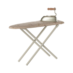 Miniature Iron and Ironing Board Off White