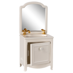 Maileg Sink Dresser Mouse Off White open