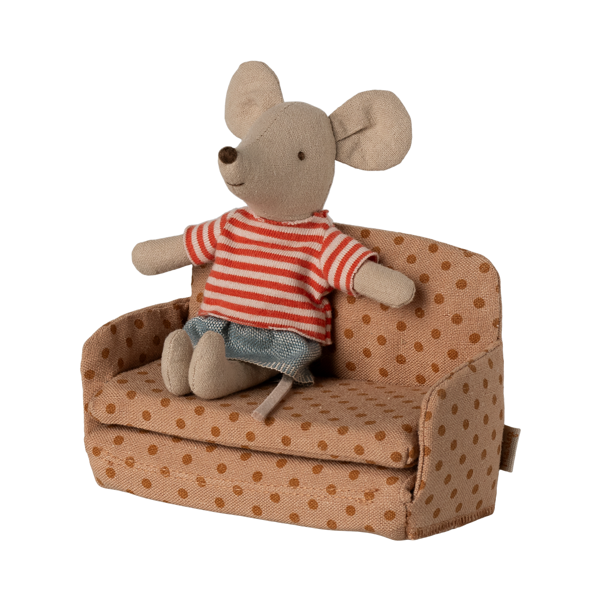 Maileg Sofa Bed Mouse Dots with mouse