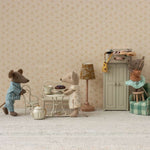 Maileg Café Set, Mouse, Small - Off White