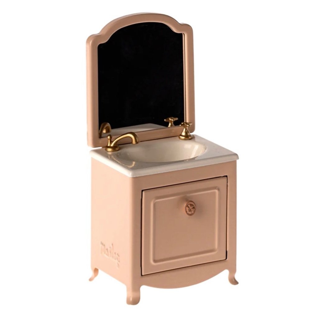 Maileg Sink Dresser, Mouse - Powder