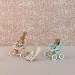 Maileg Stroller, Baby Mouse - Rose