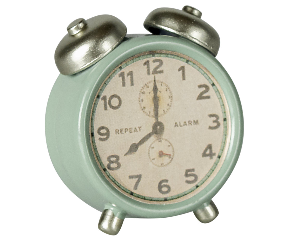 Maileg Alarm Clock, Mouse - Mint