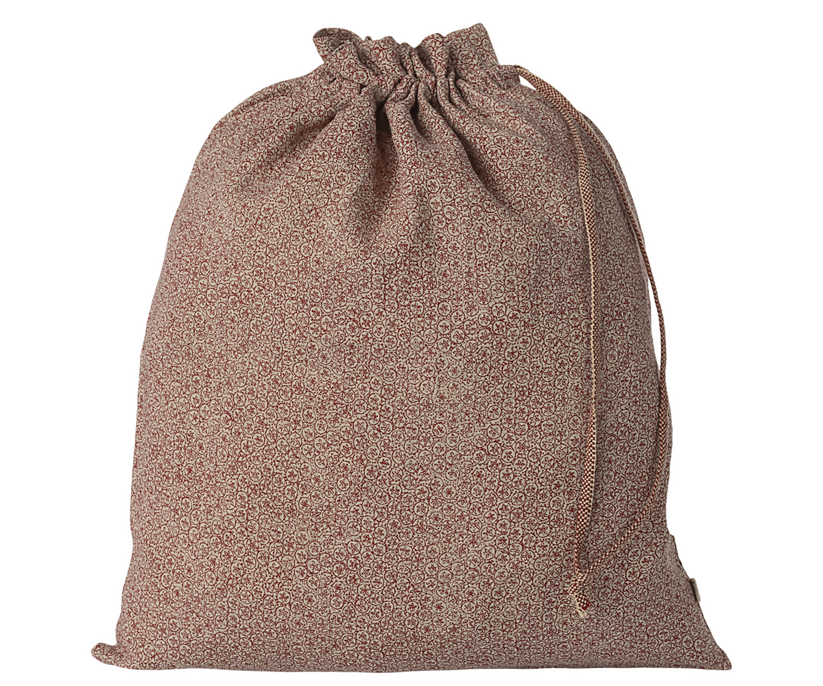 Maileg Bag, Large - Plumeria, Sand/Red
