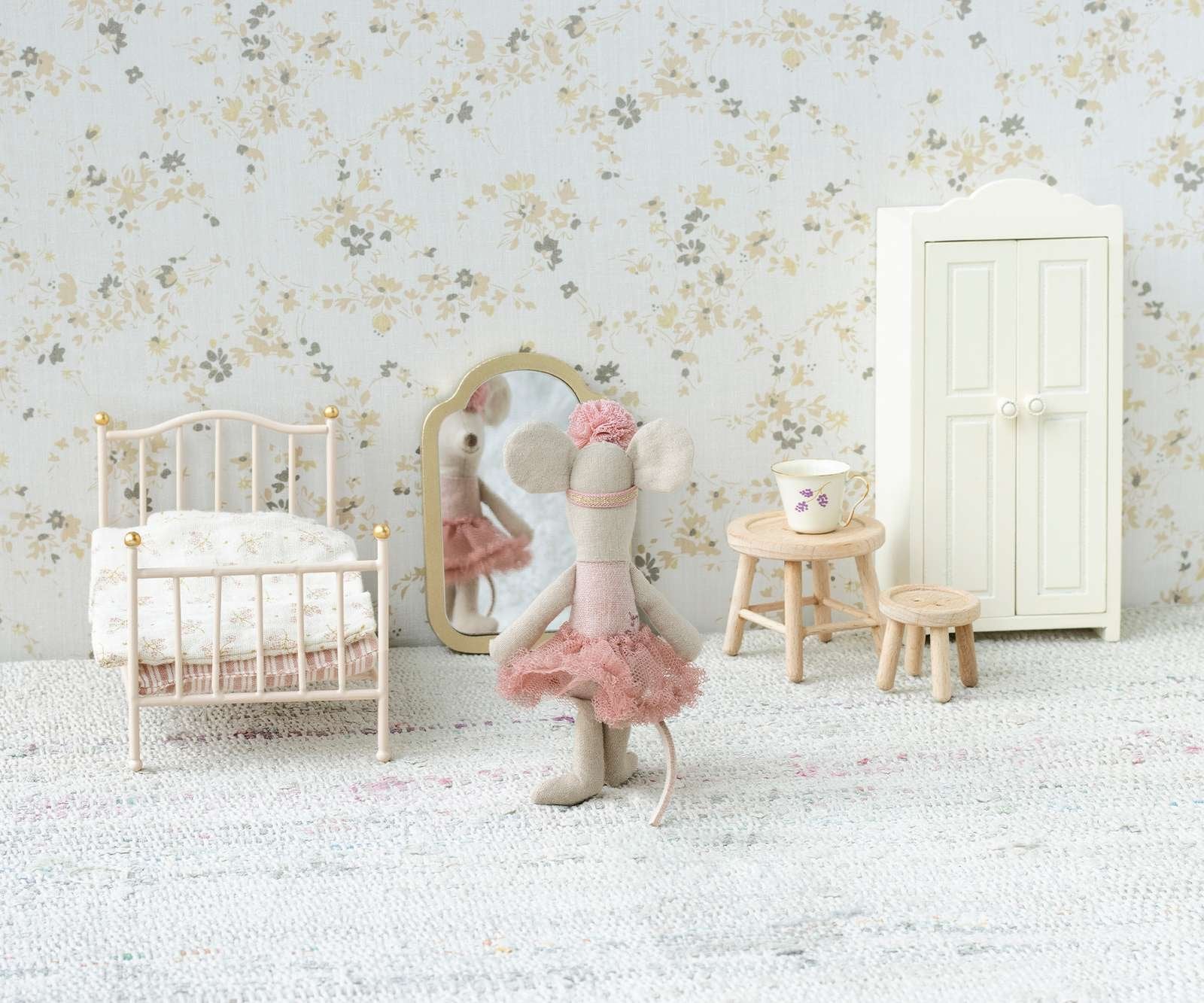 Maileg Ballerina Mouse, Little Sister - Rose