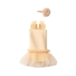 Maileg Ballet Suit & Skirt, Cream - Size 1 Rabbit *Due May*