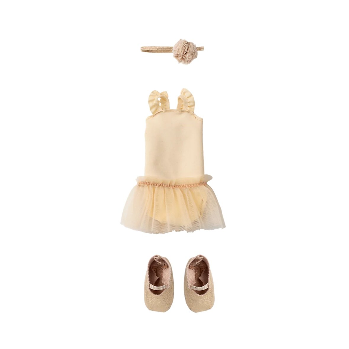 Maileg Ballet Suit & Skirt, Cream - Size 2 Bunny *Due May*