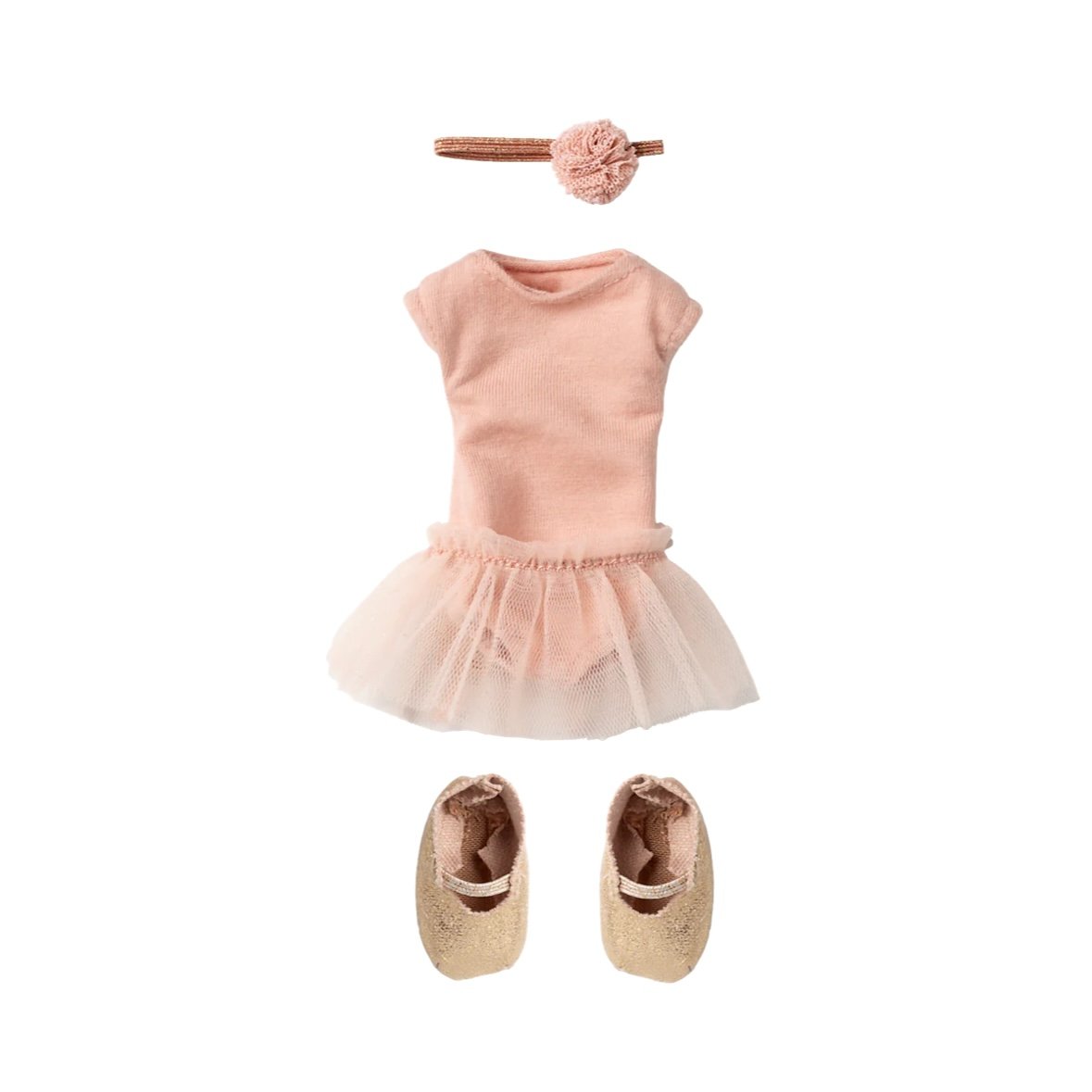 Maileg Ballet Suit & Skirt, Rose - Size 2 Bunny *Due May*