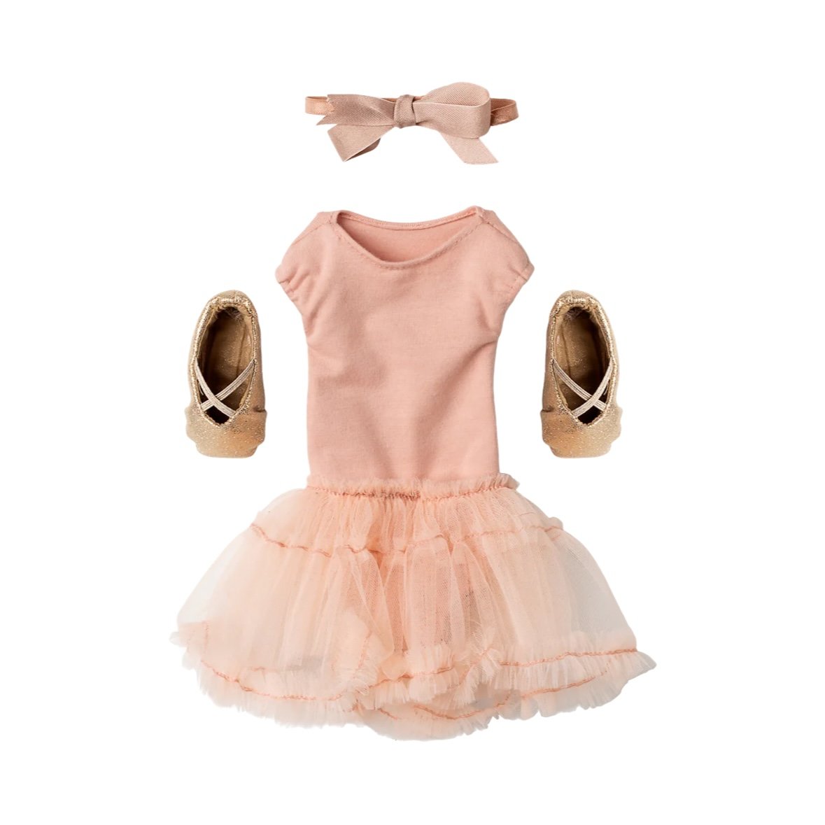 Maileg Ballet Suit & Skirt, Rose - Size 3 Bunny *Due May*