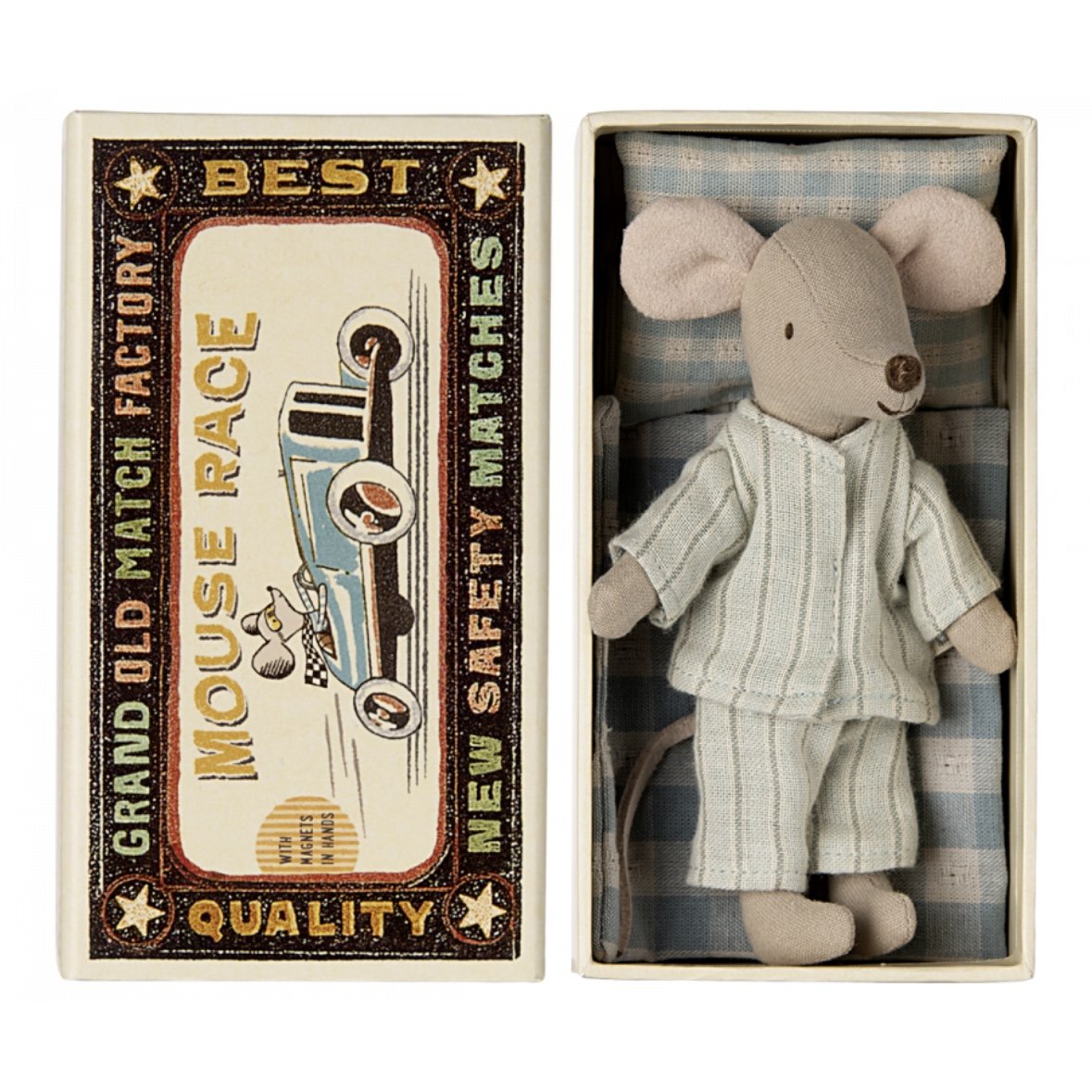 Maileg Big Brother Mouse in Matchbox