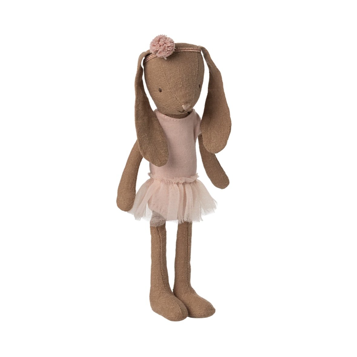 Maileg Bunny Size 1, Chocolate Brown - Ballet Suit & Skirt, Rose *Due May*