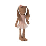 Maileg Bunny Size 1, Chocolate Brown - Ballet Suit & Skirt, Rose *Due May*