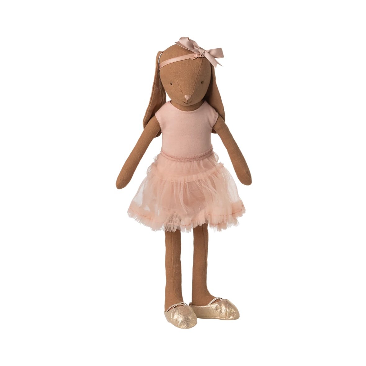 Maileg Bunny Size 3, Chocolate Brown - Ballet Suit & Skirt, Rose *Due May*
