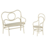 Maileg Café Set, Mouse, Small - Off White