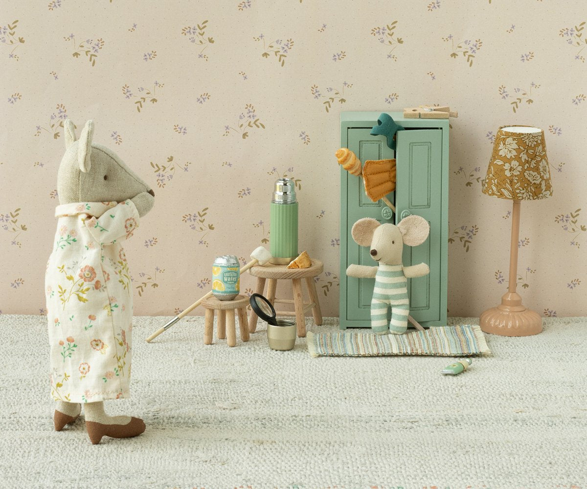 Maileg Closet, Mouse - Soft Blue