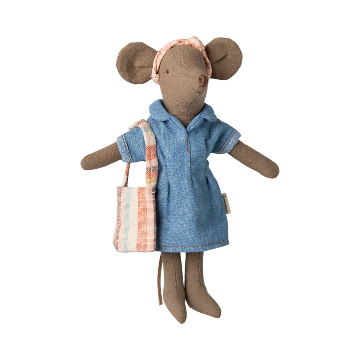 Maileg Denim Dress & Bag, Mum Mouse