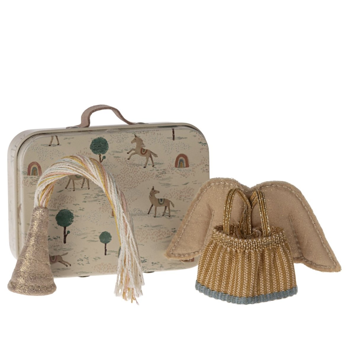 Maileg Fairy Clothes in Suitcase, Little Sister Mouse
