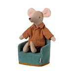 Maileg Folding Chair, Mouse - Mint