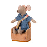 Maileg Folding Chair, Mouse - Powder