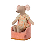 Maileg Folding Chair, Mouse - Rose