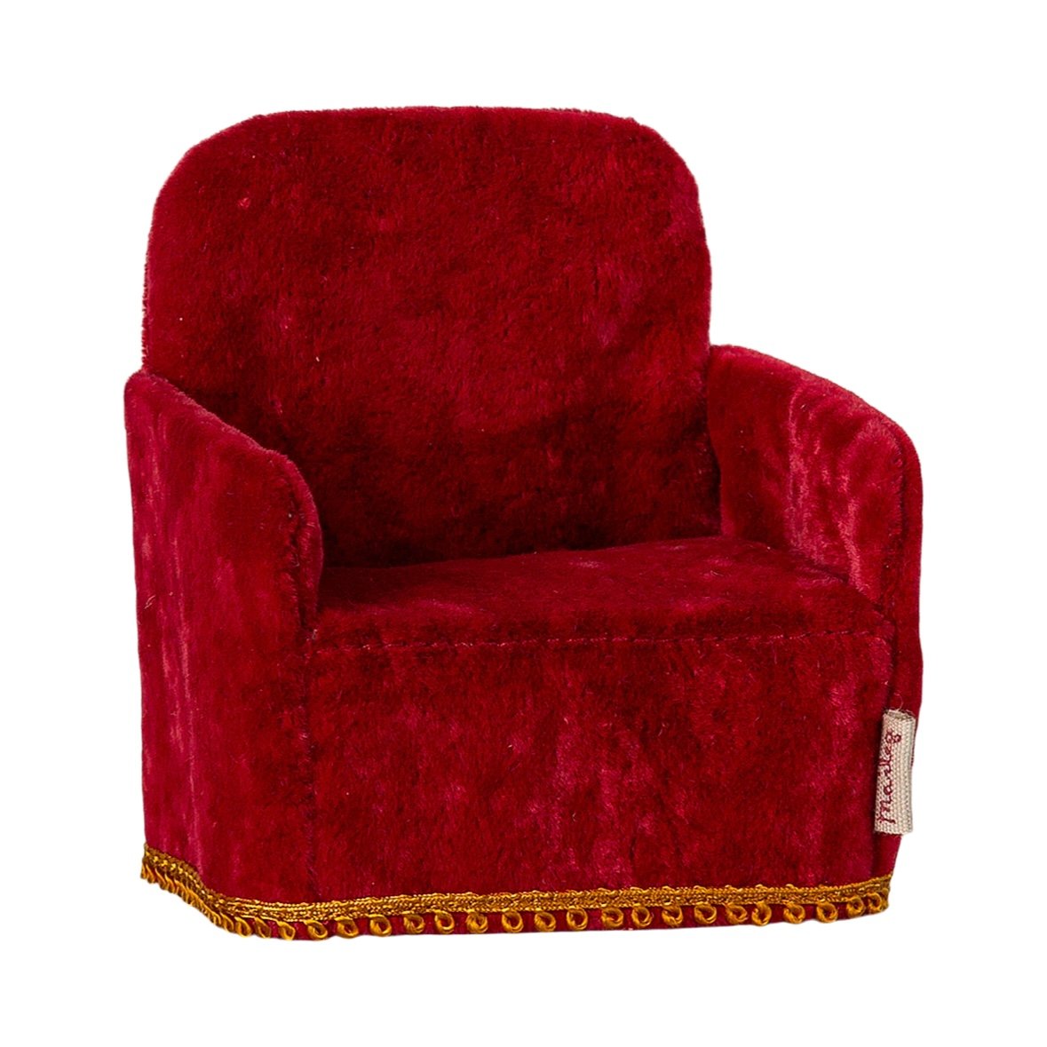 Maileg Folding Chair, Mouse - Red