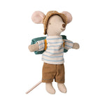 Maileg Hiker Mouse, Big Brother - Stripes