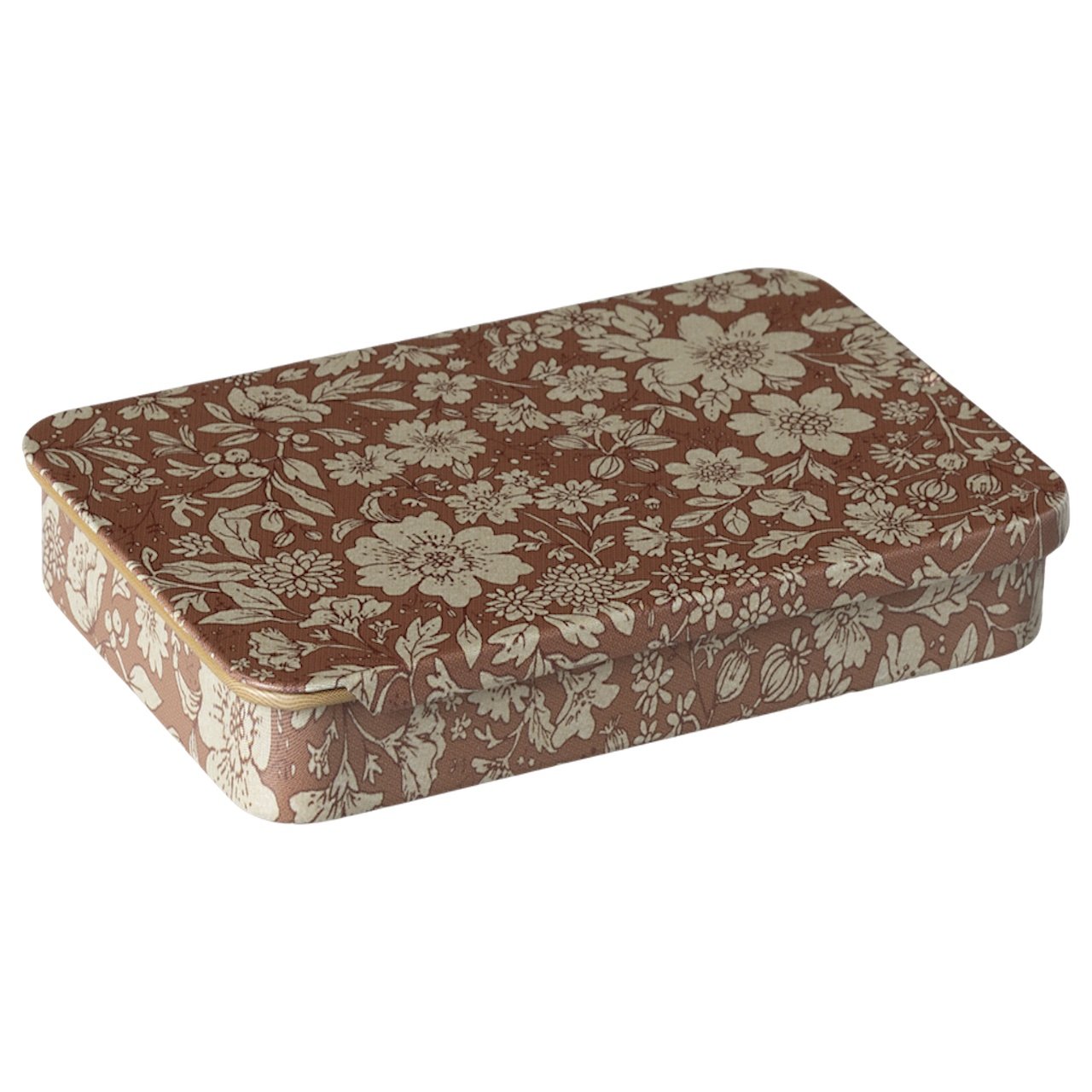 Maileg Metal Box with Sliding Lid, Blossom - Heather