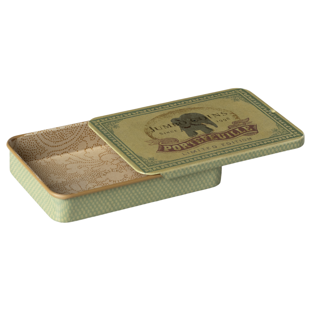 Maileg Metal Box with Sliding Lid, Jumbo Coins
