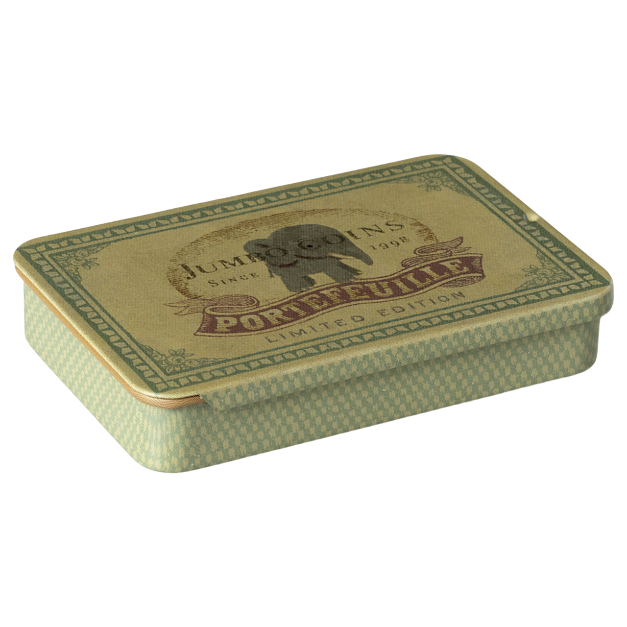 Maileg Metal Box with Sliding Lid, Jumbo Coins