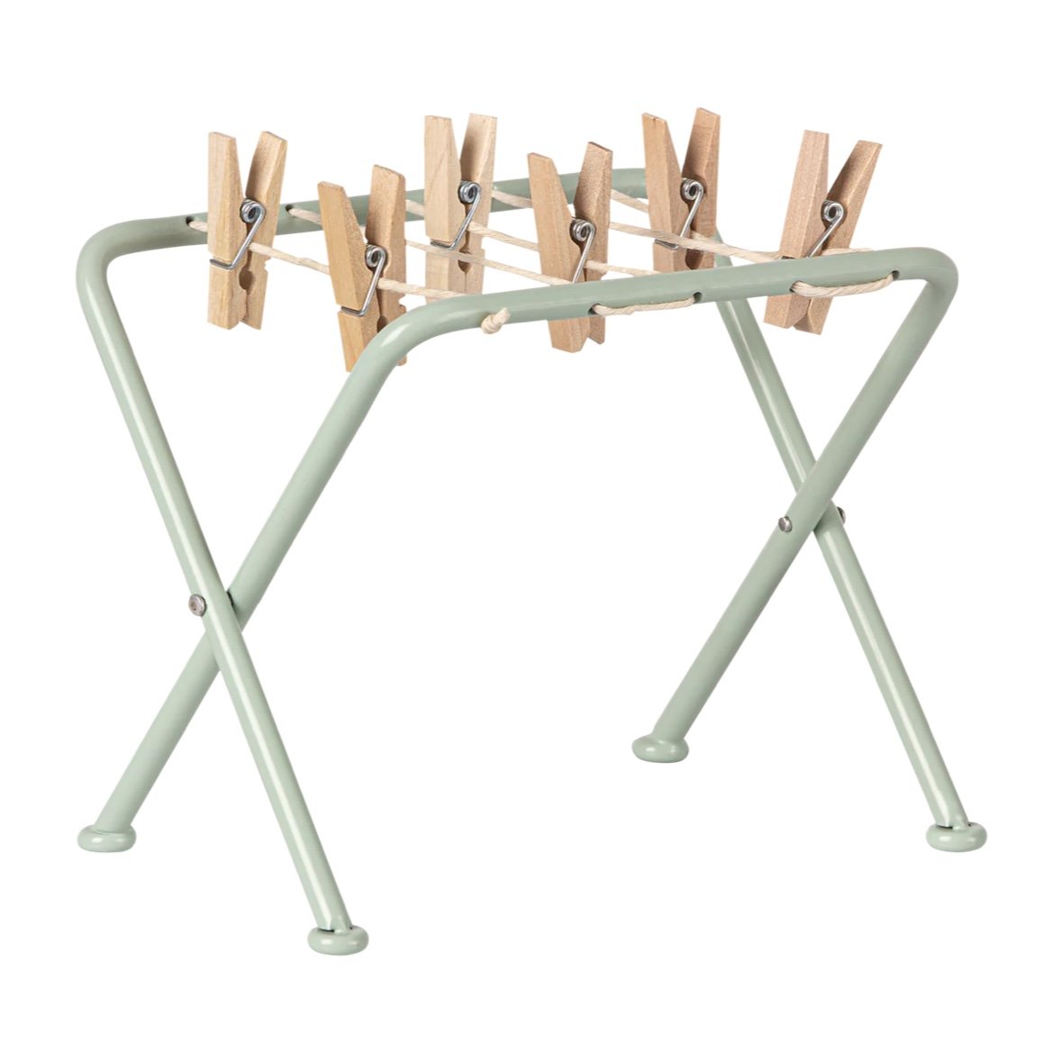 Maileg Miniature Drying Rack with Pegs