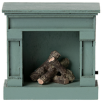 Maileg Mouse Fireplace - Blue
