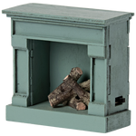 Maileg Mouse Fireplace - Blue