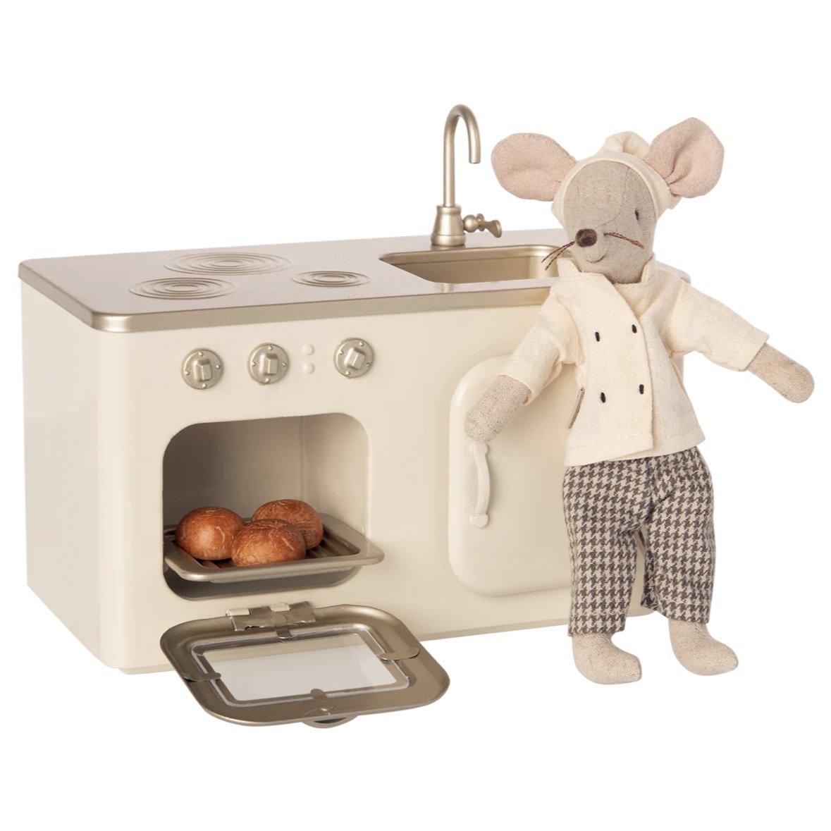 Maileg Miniature Kitchen with Chef Mouse