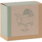 Maileg Pram, Micro - Blue