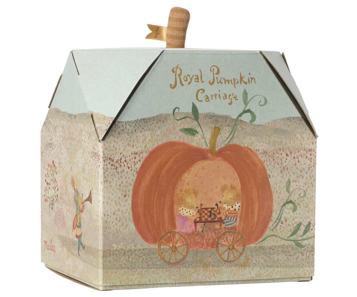 Maileg Pumpkin Carriage, Mouse
