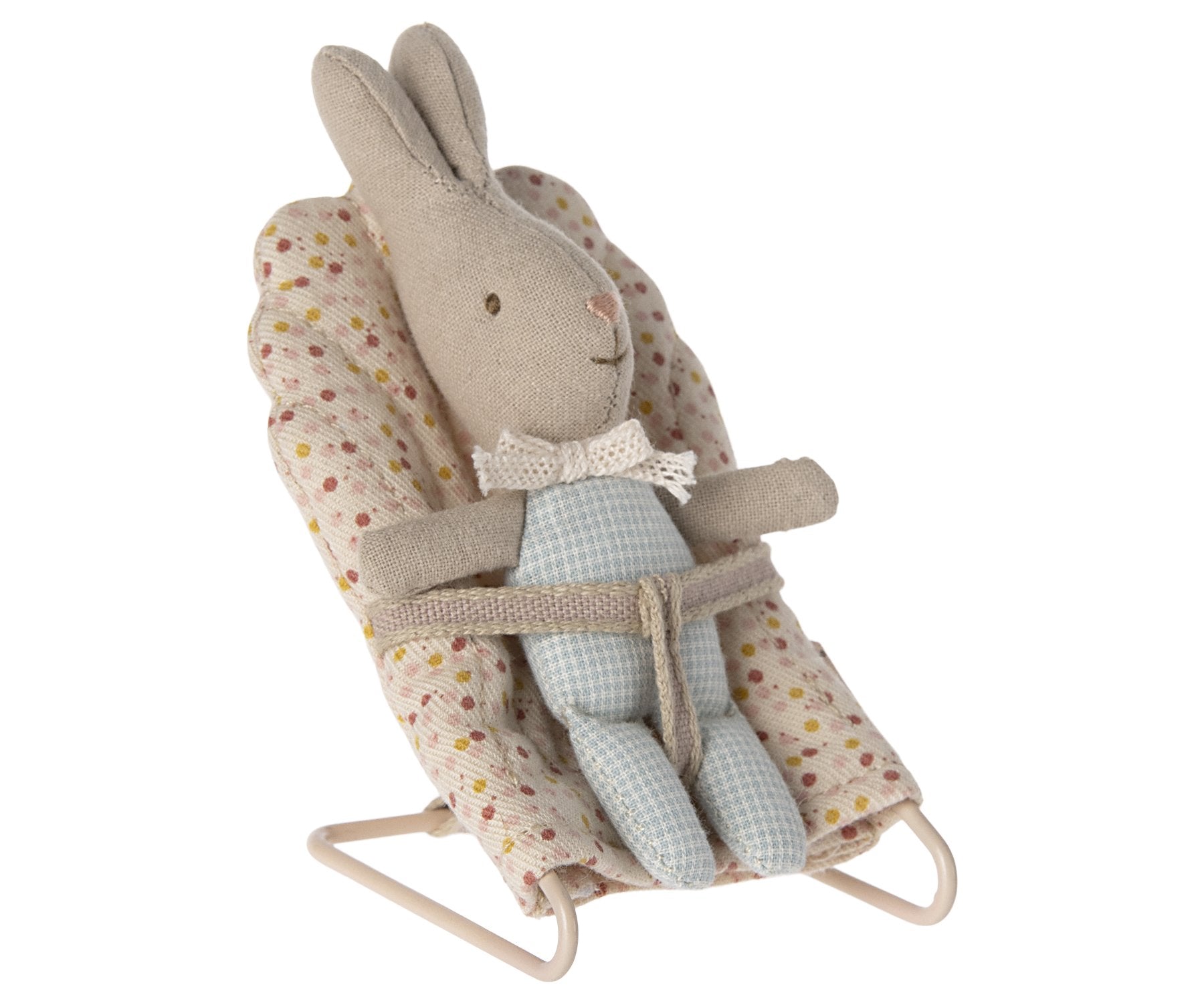 Maileg Rabbit, MY - Light Blue Check