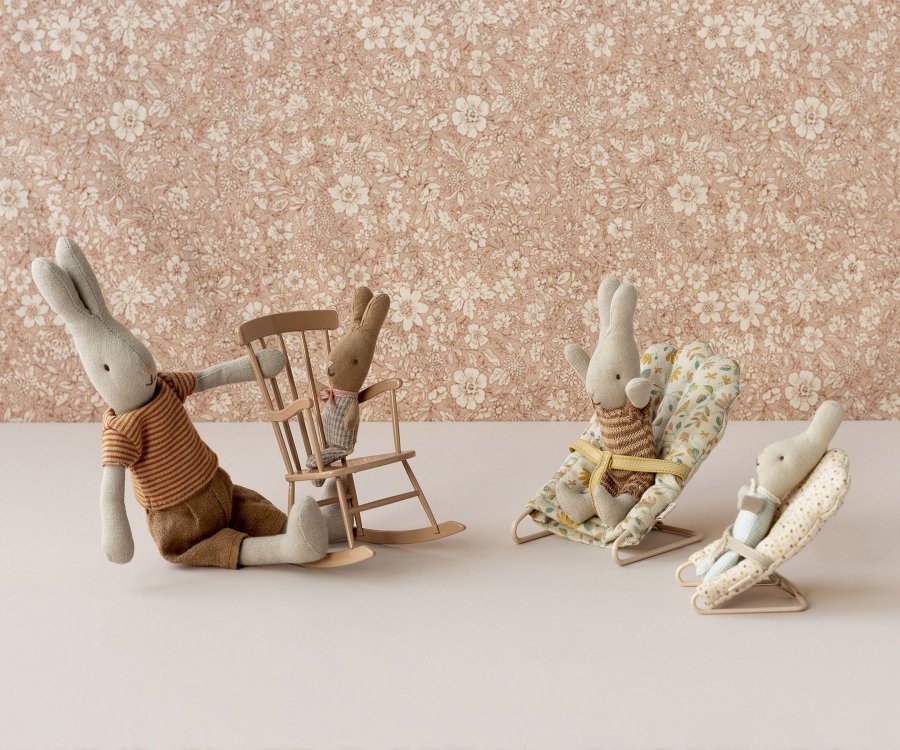 Maileg Rabbit, MY - Yellow Check