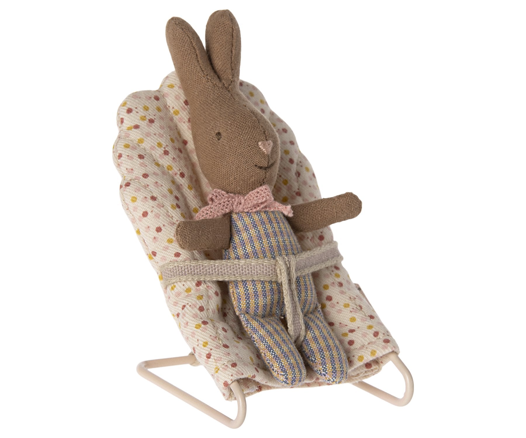 Maileg Rabbit, MY - Rose/Blue Check